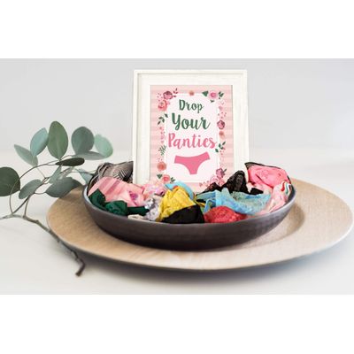 50 Cartões Florais para Jogo, Chá de Noiva, Despedida de Solteira, Quadrados em Branco para Preencher Ideias de Lembrança - Inkdotpot 8,89 Cm × 6,35 Cm / Branco - Jogos de Festa