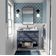 Papel de Parede Autoadesivo Geométrico Vinílico Impermeável Azul, Removível, para Inquilinos, para Quarto e Sala de Jantar - S4sassy 63,5 cm (L) × 152,4 cm (C) / Azul - Vinil Texturizado