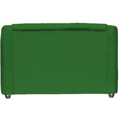 Kit Namoradeira Decorativa + 4 Poltronas Para Sala Manicure Recepção Consultório Mila Suede
