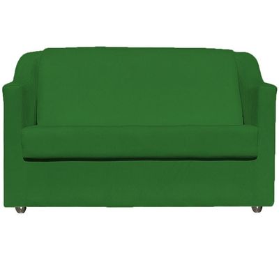 Kit Namoradeira Decorativa + 4 Poltronas Para Sala Manicure Recepção Consultório Mila Suede