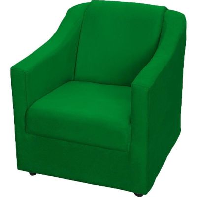 Kit Namoradeira Decorativa + 4 Poltronas Para Sala Manicure Recepção Consultório Mila Suede