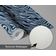 Papel de Parede Removível Estampa Listrada Animal Estilo Selva, Vinil Autoadesivo, Fácil DIY para Quarto e Sala - Azul - S4Sassy 63,5 cm (L) × 914,4 cm (C) / Azul - Vinil Texturizado