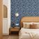 Papel de Parede Removível Estampa Listrada Animal Estilo Selva, Vinil Autoadesivo, Fácil DIY para Quarto e Sala - Azul - S4Sassy 63,5 cm (L) × 914,4 cm (C) / Azul - Vinil Texturizado
