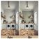 Papel Vinílico Autoadesivo Impermeável Listras Geométricas Verde, Revestimento de Parede Removível para Quarto e Sala, Locatários - S4Sassy 63,5 cm (L) × 914,4 cm (C) / Verde - Vinil Liso
