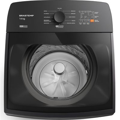 Máquina de Lavar BWJ14A9 14kg Smart Sensor Reduzir Tempo Brastemp Cinza / 110V