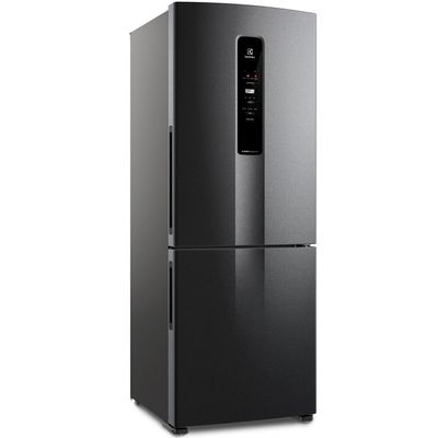 Geladeira Electrolux 490 Litros, Frost Free, Inverse, Black Inox - IB7B Black Inox Look / 220V