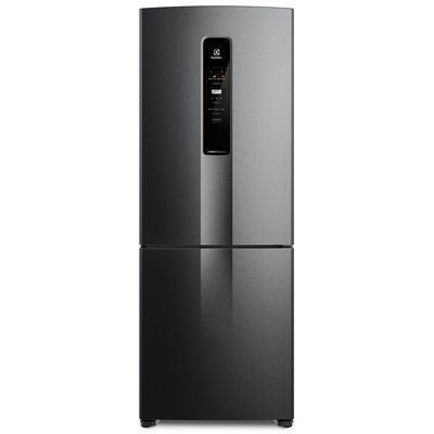 Geladeira Electrolux 490 Litros, Frost Free, Inverse, Black Inox - IB7B Black Inox Look / 220V