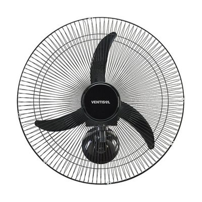 Ventilador De Parede Ventisol Oscilante 60 Cm Metal Preta 1400Rpm Bivolt Bivolt