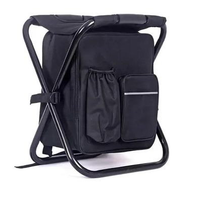 Banqueta Mochila Vira Cadeira Dobravel Bolsa Termica Portatil Multiuso Camping Pesqueiro Pesca