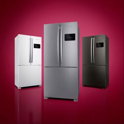 Geladeira Brastemp BRO85MK 559L Frost Free French Door Portas Inox Branco / 110V