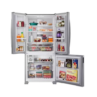 Geladeira Brastemp BRO85MK 559L Frost Free French Door Portas Inox Branco / 110V