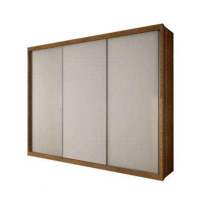 Guarda Roupa Casal 3 Portas 6 Gavetas - Palazzo-cumaru/fendi - Móveis Novo Horizonte