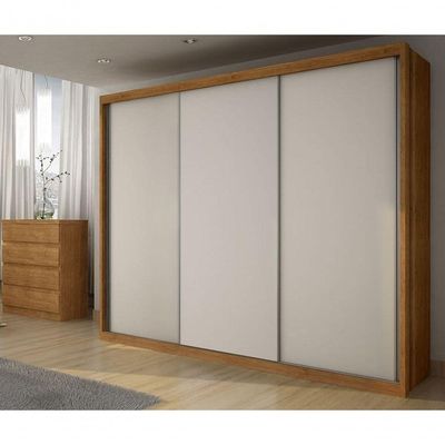 Guarda Roupa Casal 3 Portas 6 Gavetas - Palazzo-cumaru/fendi - Móveis Novo Horizonte