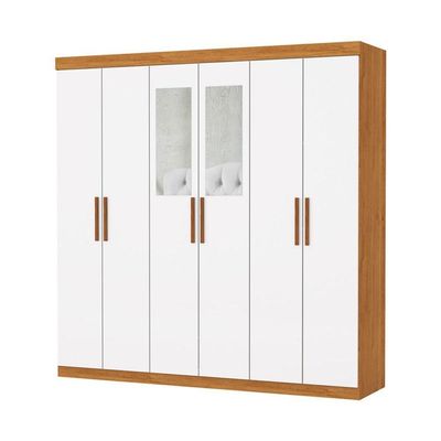 Guarda Roupa 6 Portas Com 2 Espelhos Perla -grand Line