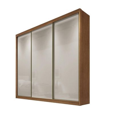 Guarda Roupa Casal 3 Portas 6 Gavetas - Londres-cumaru-fendi - Móveis Horizonte