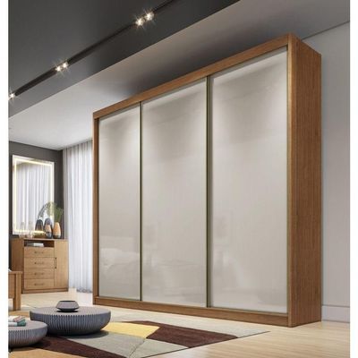 Guarda Roupa Casal 3 Portas 6 Gavetas - Londres-cumaru-fendi - Móveis Horizonte