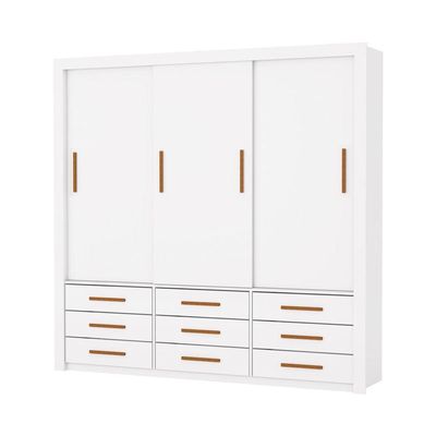 Guarda Roupa 3 Portas 9 Gavetas Imperium -grand Line