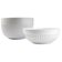Conjunto Tigela Grande 2990ml e Bowl 630ml Branco Canelado Assar e Servir Germer Cozinha