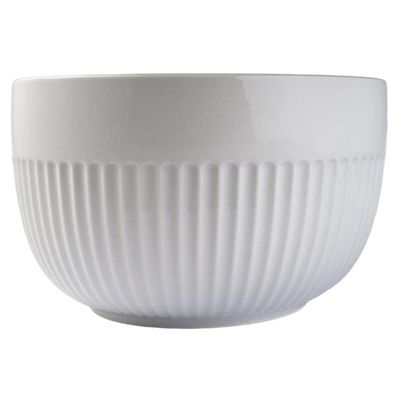 Tigela Grande 22cm em Porcelana Redonda Branco Assar e Servir Germer Cozinha