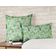 Capa de Almofada Verde Estampada de Luxo, Capa de Almofada Decorativa - Vargottam 50,8 Cm × 50,8 Cm – Quadrado / Verde