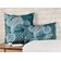 Capa de Almofada Decorativa Estampada Tema Azul - Vargottam 30,48 Cm × 60,96 Cm – Retangular / Azul