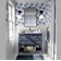 Papel de Parede Estampa de Palmeira Azul Autoadesivo em Vinil, Revestimento Decorativo Fácil para Quarto e Sala - S4Sassy 63,5 cm (L) × 914,4 cm (C) / Azul - Vinil Liso