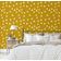 Papel de Parede Pássaros Voando Amarelo, Vinil Autoadesivo Decorativo, Revestimento DIY Fácil para Quarto, Sala e Ambientes - S4Sassy 63,5 cm (L) × 609,6 cm (C) / Amarelo - Vinil Texturizado