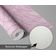 Papel de Parede Autoadesivo Rosa, Estampa Tropical de Folhas Desenhada à Mão, Impermeável e Removível para Quartos e Salas - S4Sassy 63,5 cm (L) × 609,6 cm (C) / Rosa - Vinil Texturizado