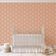 Papel de Parede Vinílico Autoadesivo Laranja, Folha de Pinheiro Monocromática, Impermeável, Removível, Quartos/Salas, para Aluguel - S4Sassy 63,5 cm (L) × 304,8 cm (C) / Laranja - Vinil Liso