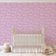 Papel de Parede Autoadesivo Vinílico Impermeável, Trepadeira com Flores Brancas, Rosa Removível, Quarto/Sala de Jantar - S4sassy 63,5 cm (L) × 304,8 cm (C) / Rosa - Vinil Liso