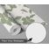 Papel de Parede Autoadesivo Flor Bege Removível, Mural Verde Instantâneo para Quarto, Banheiro, Lavanderia e Interior do Closet - S4Sassy 63,5 cm (L) × 304,8 cm (C) / Verde - Vinil Liso