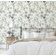 Papel de Parede Autoadesivo Mural Pássaro Verde e Galho, Contato Destacável para Parede de Entrada e Decoração de Escritório - S4sassy 63,5 cm (L) × 914,4 cm (C) / Verde - Vinil Liso