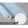 Papel de Parede Autoadesivo Estampa Art Déco Linear à Prova d'água, Azul, Removível, Ideal para Inquilinos, Quarto e Sala - S4sassy 63,5 cm (L) × 304,8 cm (C) / Azul - Vinil Liso
