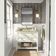 Papel de Parede Autoadesivo Decorativo Estampa Folha-Leque Impermeável Removível Cinza para Quarto e Sala de Jantar - S4sassy 63,5 cm (L) × 152,4 cm (C) / Cinza - Vinil Liso