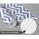 Papel de Parede Vinílico Autoadesivo Zigzag Trançado Impermeável Azul, Removível para Quartos e Salas, Espaços de Locatários - S4Sassy 63,5 cm (L) × 304,8 cm (C) / Azul - Vinil Liso
