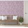 Revestimento de Parede Vinílico Autoadesivo Removível Floral Chique Roxo, Transformação Instantânea para Banheiro e Lavanderia - S4Sassy 63,5 cm (L) × 304,8 cm (C) / Roxo - Vinil Liso