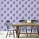 Papel de Parede Paisley Buta Estilo Asiático Autoadesivo Revestimento Decorativo Decoração DIY Fácil para Quarto e Sala - Roxo - S4Sassy 63,5 cm (L) × 914,4 cm (C) / Roxo - Vinil Texturizado