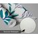 Papel de Parede Contorno de Folhas Verdes - Vinil Autoadesivo Botânico Moderno Envoltório Decorativo Fácil para Quarto e Sala - S4Sassy 63,5 cm (L) × 152,4 cm (C) / Verde - Vinil Texturizado