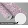 Revestimento de Parede Vinílico Autoadesivo Removível Floral Chique Roxo, Transformação Instantânea para Banheiro e Lavanderia - S4Sassy 63,5 cm (L) × 914,4 cm (C) / Roxo - Vinil Liso
