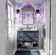 Papel de Parede Aquarela Buquê de Rosas, Roxo, Vinil Autoadesivo, Revestimento Decorativo, Fácil Instalação DIY para Quarto, Sala - S4Sassy 63,5 cm (L) × 152,4 cm (C) / Roxo - Vinil Liso
