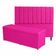 Kit De Quarto Roma Cabeceira De Cama Box E Calçadeira Baú Casal Queen 160 Cm Suede Rosa Pink Do Lar Móveis E Decoração