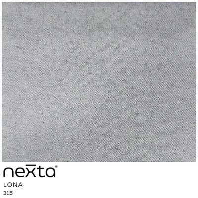 Sofá Curvo Montserrat 210cm 03 Lugares Lona Cinza Claro - Nexta Casa