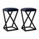 Kit 2 Banco Banqueta Baixa Cozinha 50 Cm Bancada Bar Corino Azul Marinho