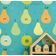 Papel de Parede com Estampa de Frutas Verde, Vinil Autoadesivo, Envelopamento, Fácil DIY para Quarto Infantil e Sala de Brincar - S4Sassy 63,5 cm (L) × 914,4 cm (C) / Verde - Vinil Texturizado