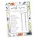 50 Cartões de Jogo Florais para Chá de Noiva e Despedida de Solteira, Quadrados em Branco para Preencher Ideias de Presente - Inkdotpot 12,7 Cm × 17,78 Cm / Branco - Esmalte ou Filme