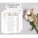 50 Cartões Florais Quadrados em Branco para Chá de Noiva e Despedida de Solteira para Preencher Ideias de Presente - Inkdotpot 12,7 Cm × 17,78 Cm / Branco - Conjunto de Jogos