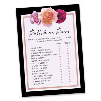 Cartões Florais Quadrados em Branco para Chá de Noiva e Despedida de Solteira 50 Unidades para Preencher Ideias de Presente - Inkdotpot 12,7 Cm × 17,78 Cm / Branco - Esmalte ou Filme