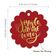 Etiquetas de Papel Metalizado 'Jingle All The Way' para Lembrancinhas de Natal para Pendurar - Inkdotpot 50 Etiquetas Metalizadas / Vermelho - Ouro Rosé