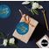 Etiquetas de Papel Metalizado 'Happy Holiday' para Lembrancinhas e Pendurar - Inkdotpot 50 Etiquetas Metalizadas / Azul - Dourado