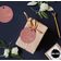 Etiquetas de Papel Penduradas para Lembrancinhas de Aniversário 'Obrigado por Celebrar Comigo' com Foil - Inkdotpot 50 Etiquetas Metalizadas / Rosa - Dourado